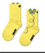 Happy Socks Παιδική Κάλτσα Σετ 2 Ζευγάρια για Κορίτσι Πολύχρωμες P000807-Kids-2-Pack-Butterfly-Socks - Image 2